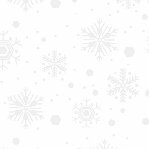 Large Recycled White Snowflakes Tissue Paper - 10 sheets