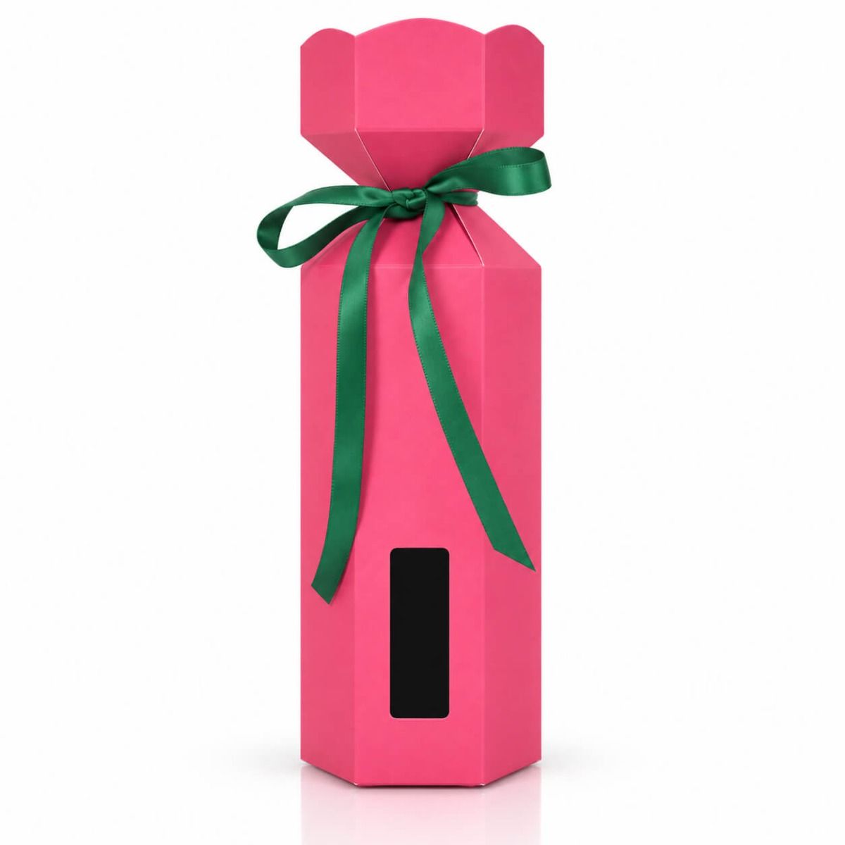Red Cracker Top Diffuser Gift Box with Green Ribbon