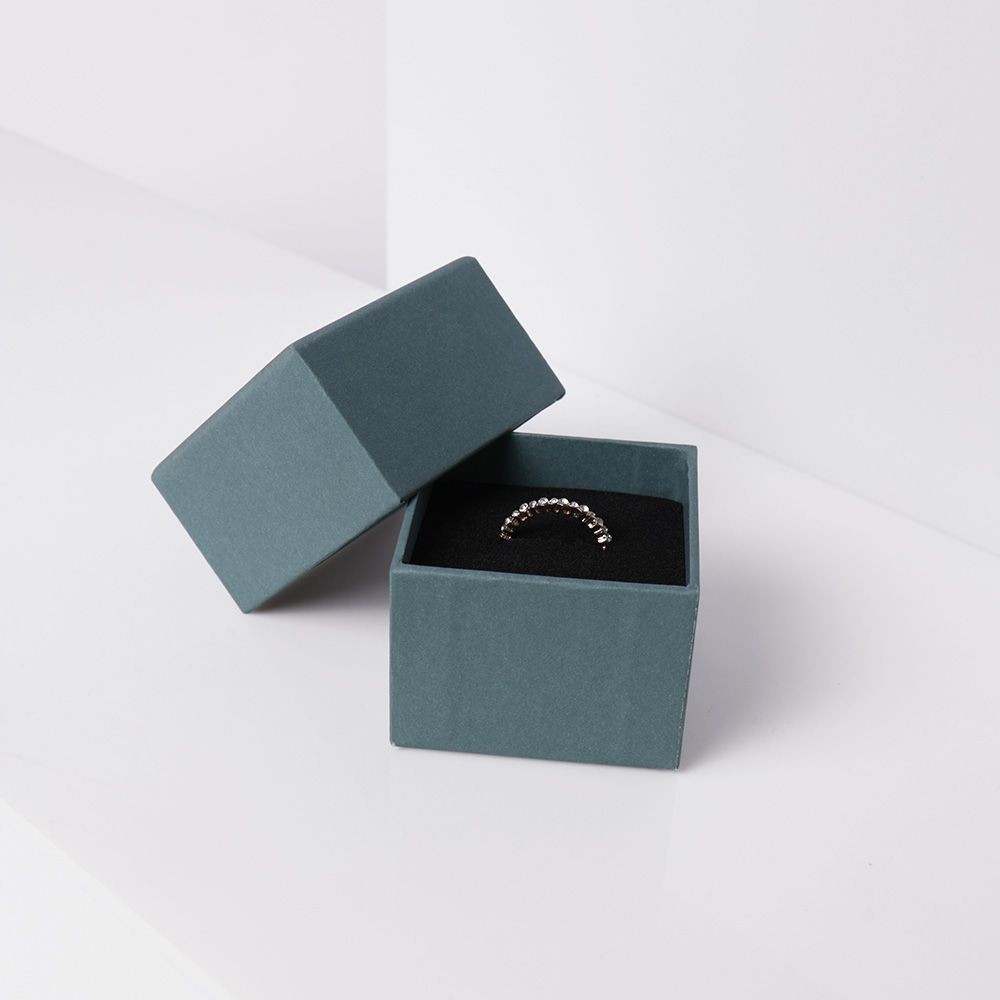 Luxury Forest Green Ring Box