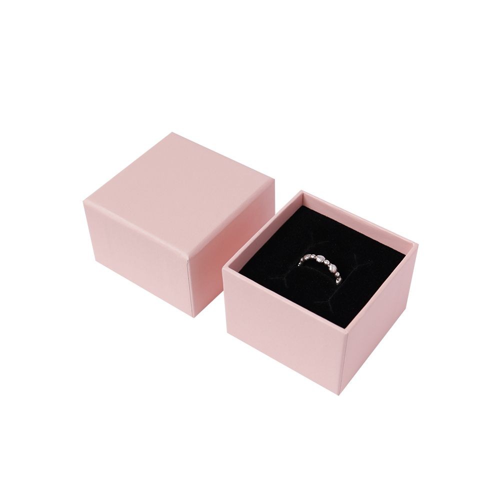 Luxury Rose Quartz Pink Ring Box