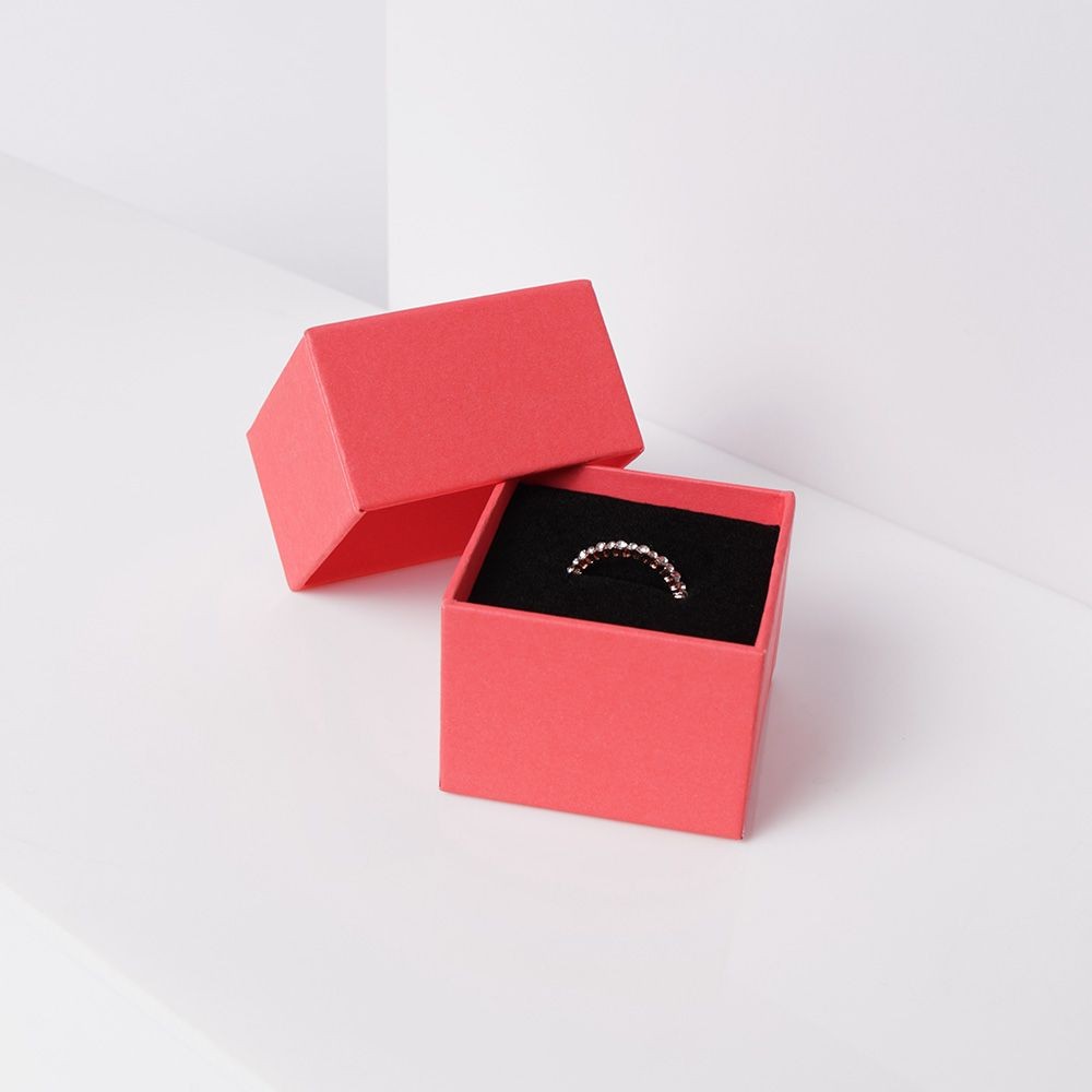 Luxury Radiant Red Ring Box