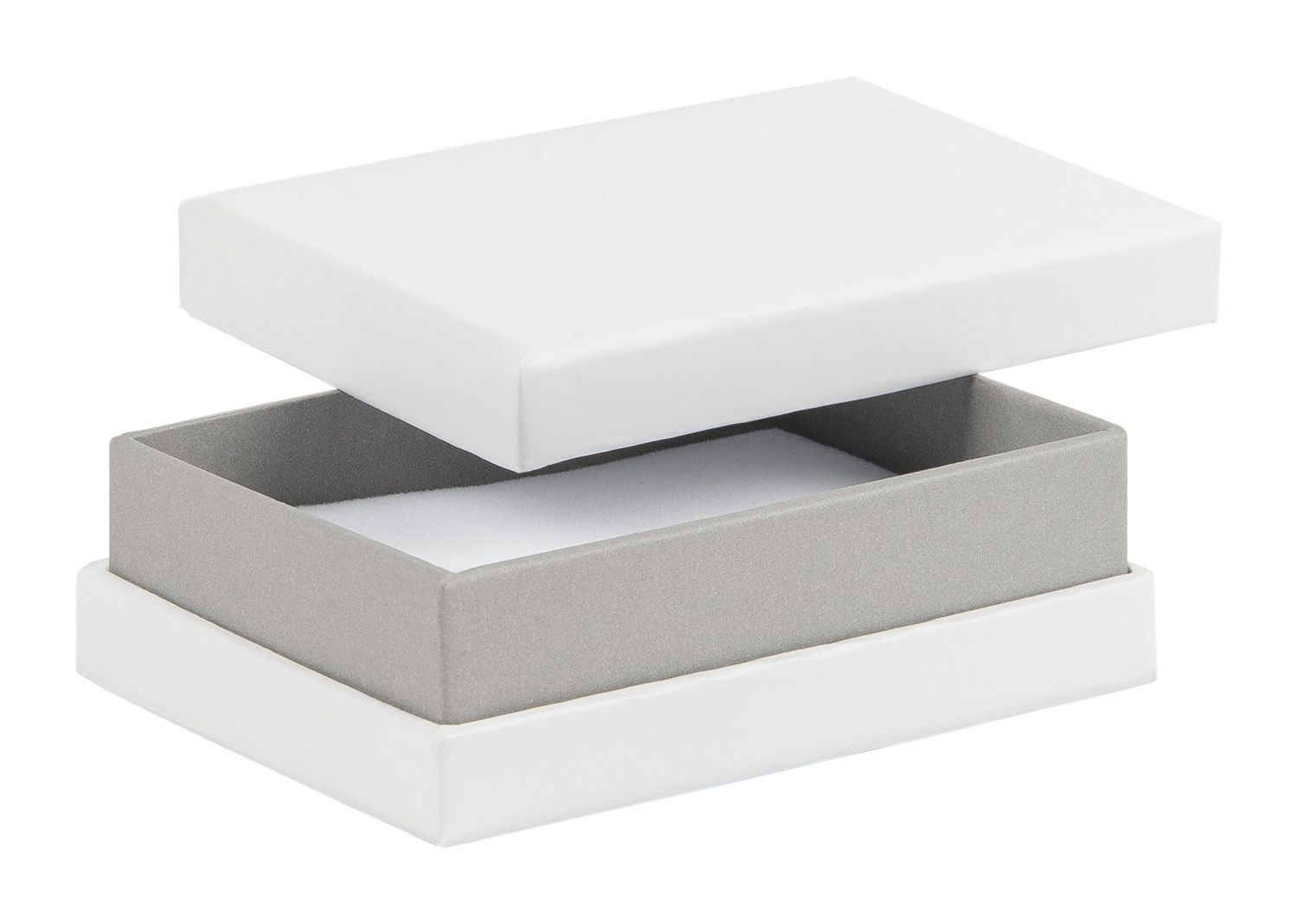 White & Grey Earring Shoulder Box