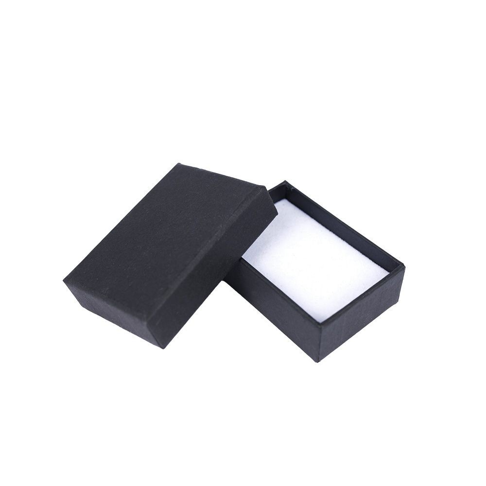 Essentials Black Small Earring Jewellery Gift Box - Foam Insert