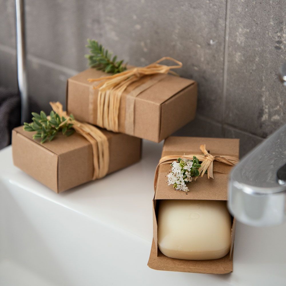 Kraft Flat-Pack Soap Gift Box
