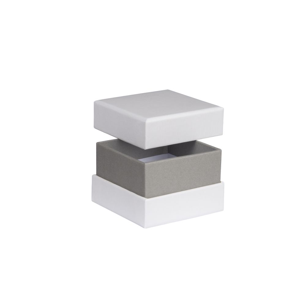 White & Grey Ring Shoulder Box