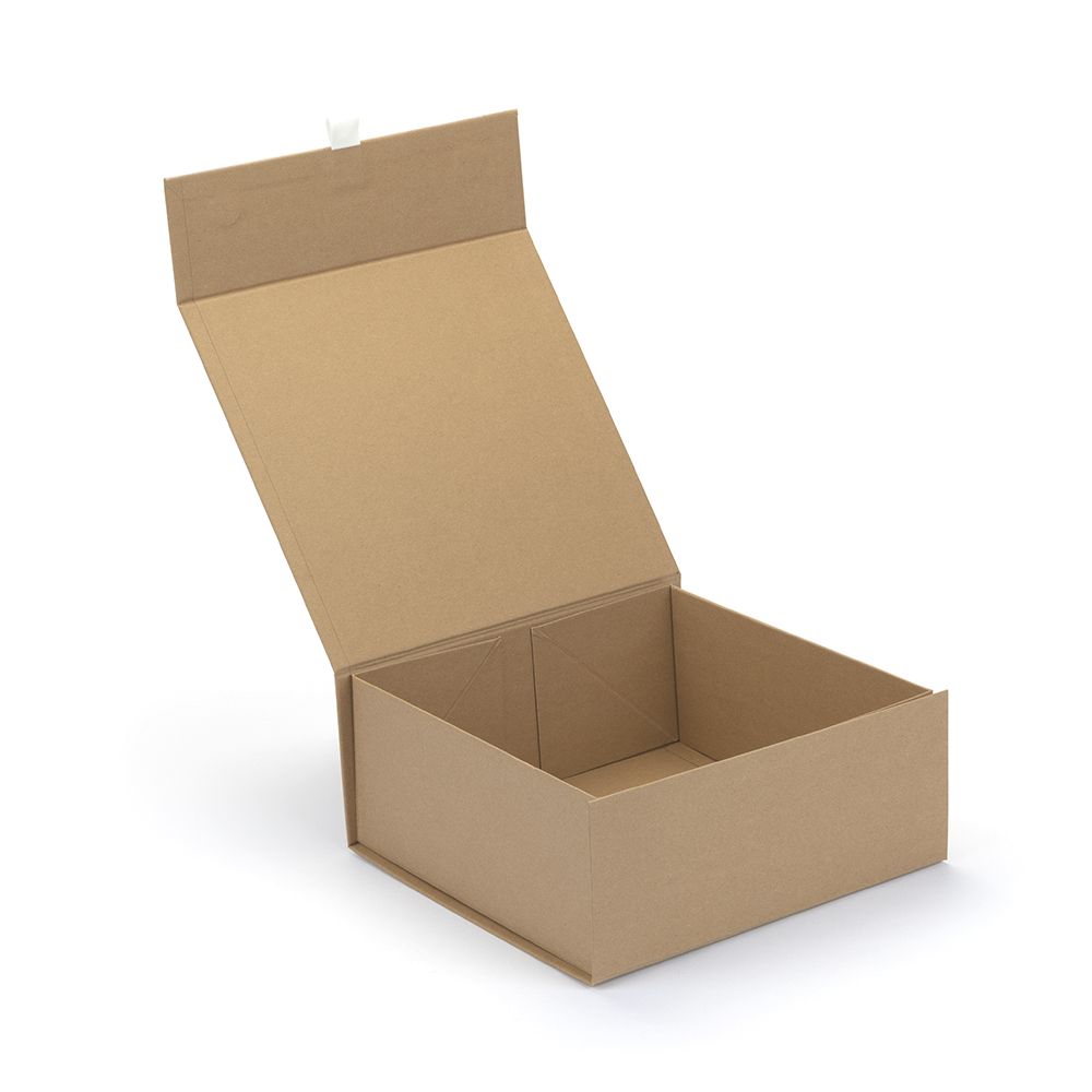 Square Kraft Matt Magnetic Gift Box
