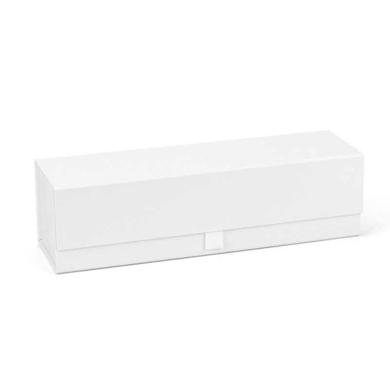 Luxury White Laminated Bottle Magnetic Gift Box