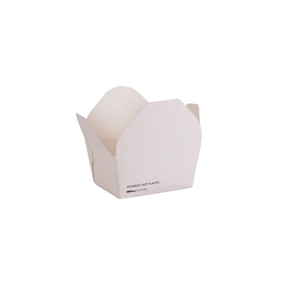 Pack of 500 Notpla Seaweed Small Takeaway Boxes