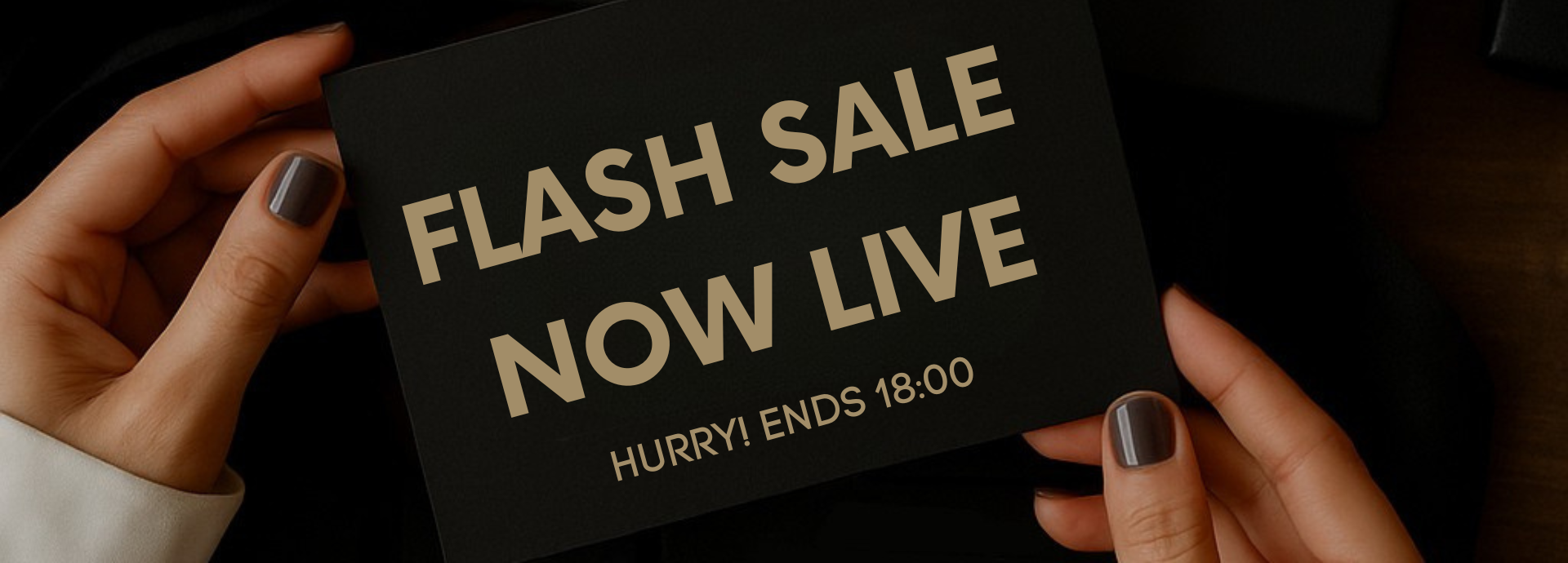 Black Friday Flash Sale Banner