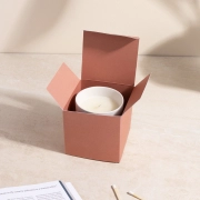 Flat-Packed Candle Boxes