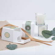 Flat-Packed Candle Boxes