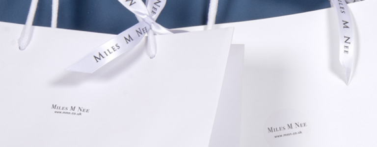 plain white gift bags