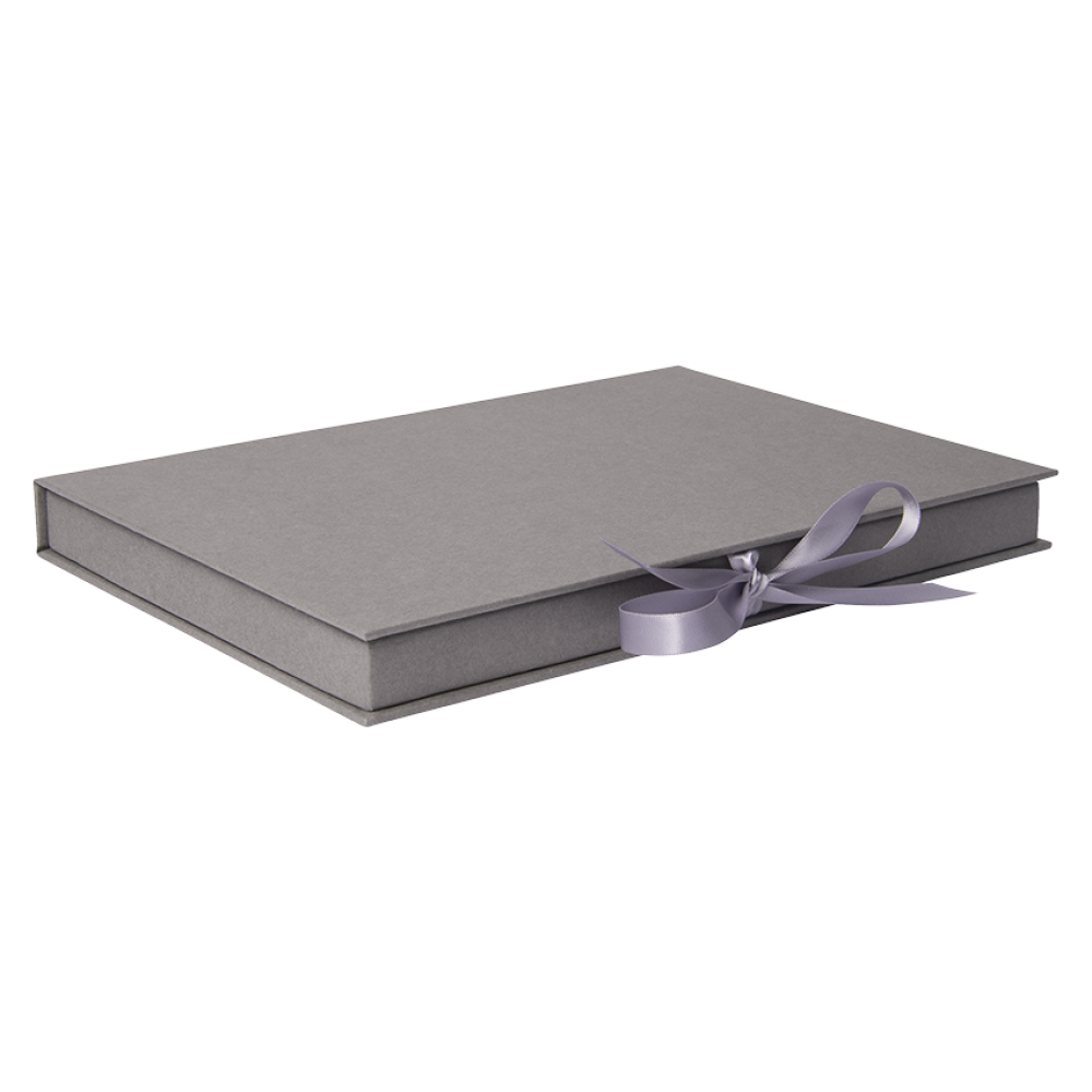 Luxury Thin Grey Book Style Gift Box