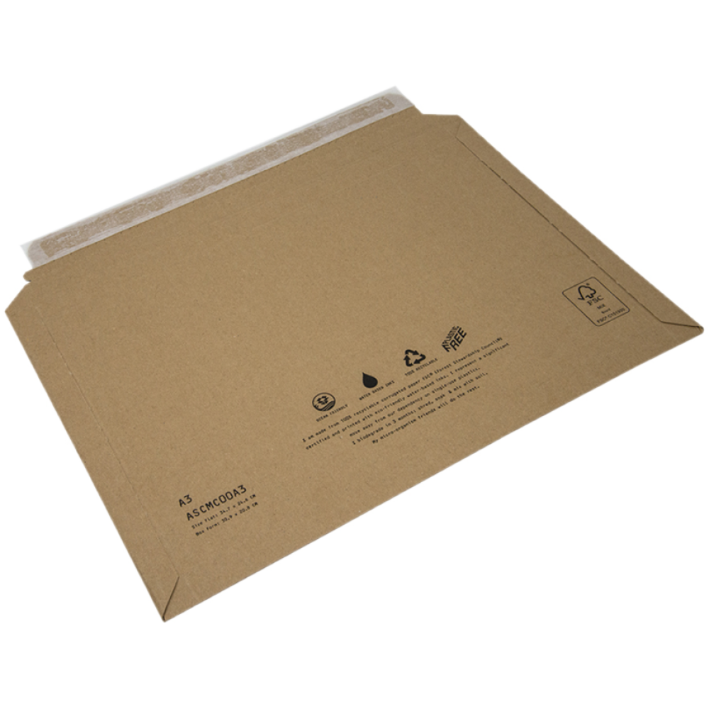 Large Kraft Recycled Cardboard Envelope