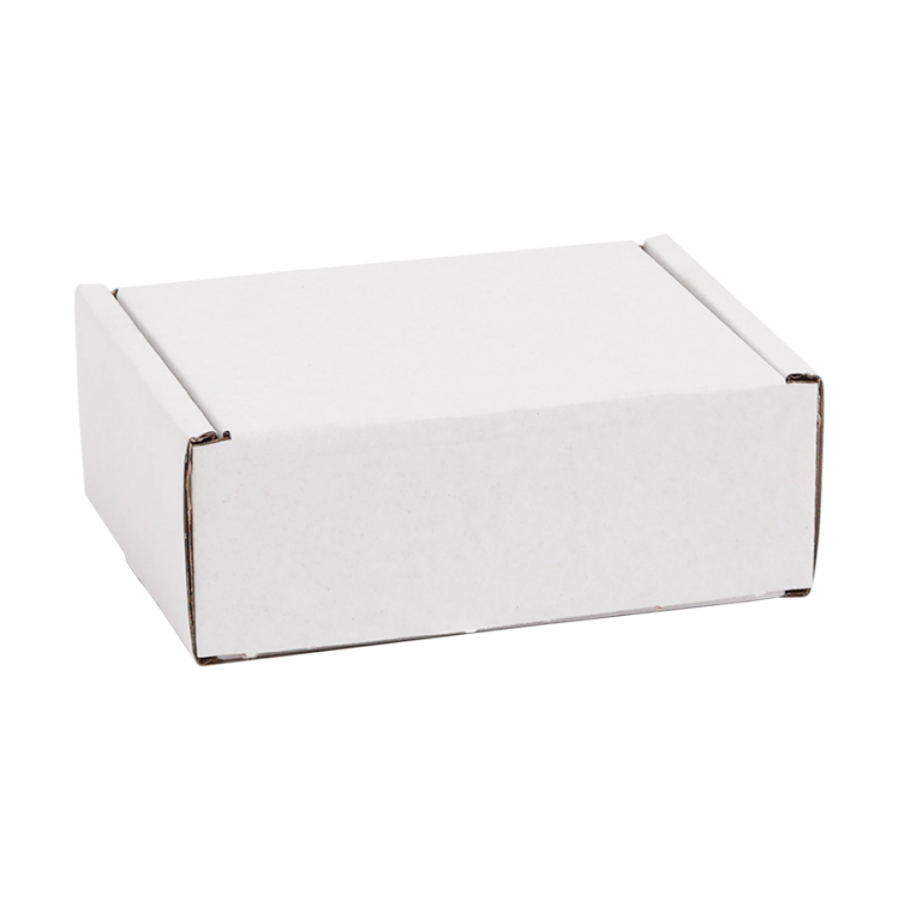 Small White Corrugated Postal Box Tiny Box Company