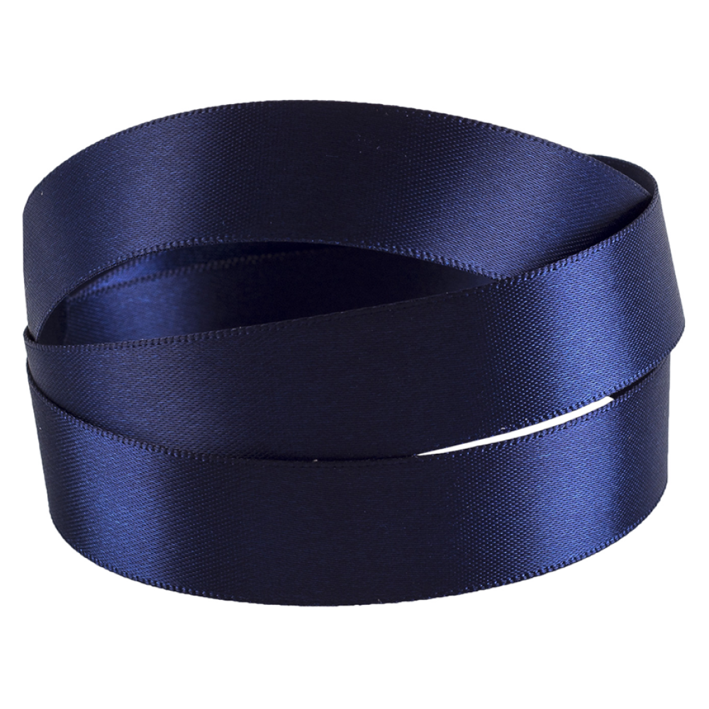 Double Faced Satin Navy Ribbon 15mm width