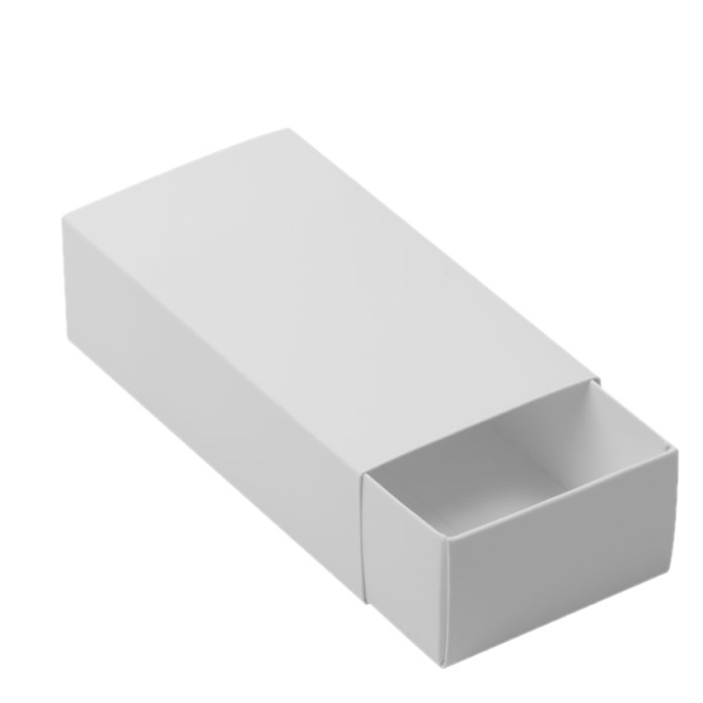 White Flat Packed Plain Matchbox and Sleeve (pack of 100)