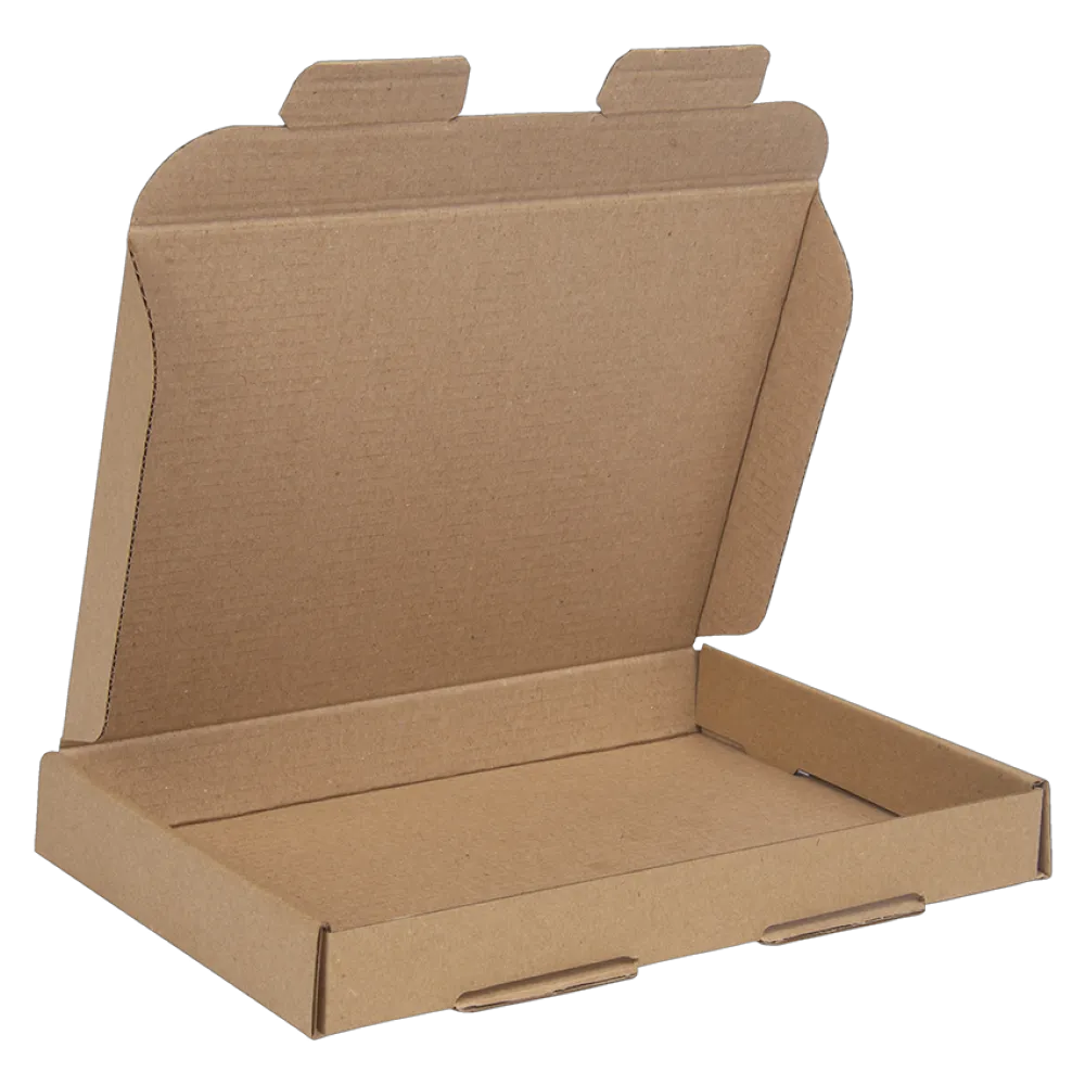 Kraft 1-Piece Thin A6 Corrugated Postal Gift Box