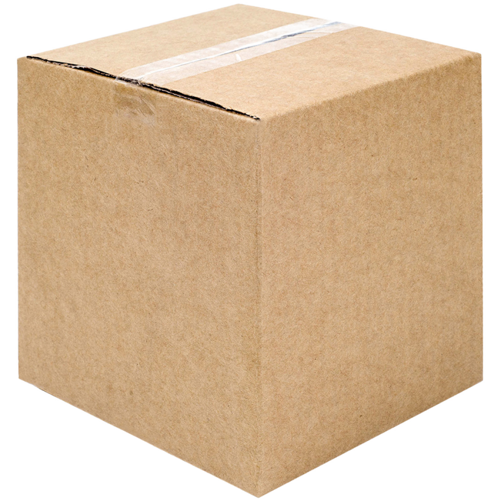 Kraft 1-Piece Cube Postal Box