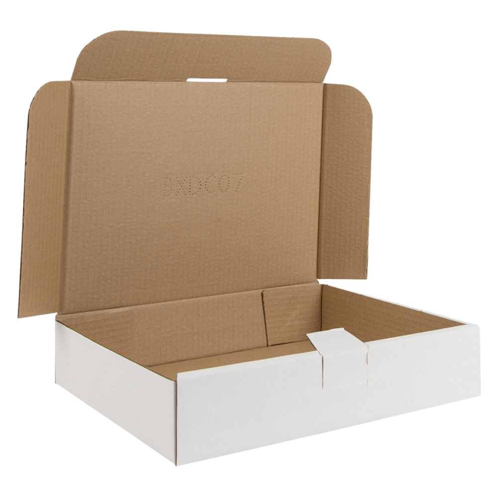 White Corrugated Postal Box | Tiny Box Company