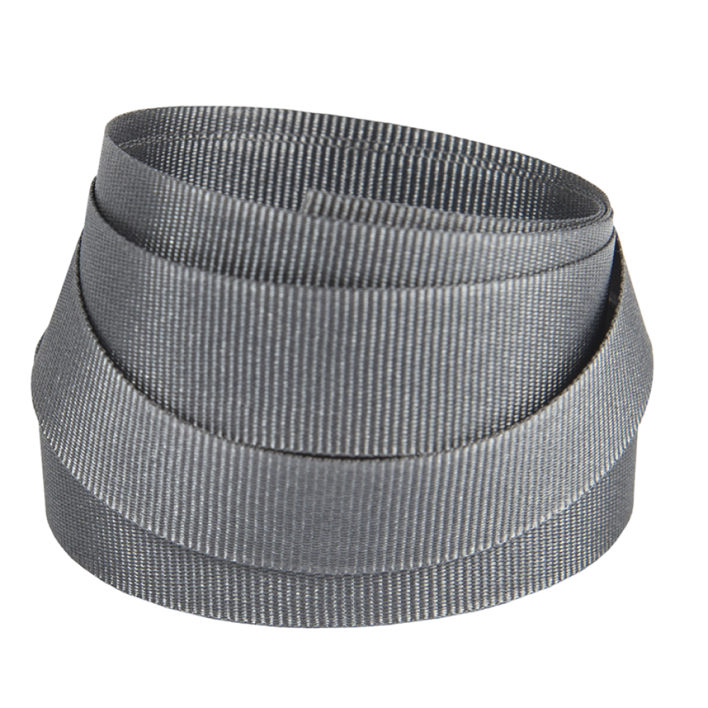 Slate Dark Grey Grosgrain Ribbon 15mm