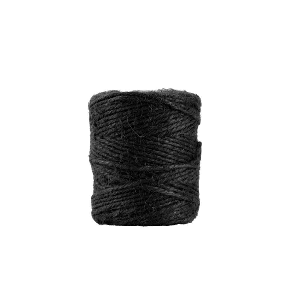 Black Jute Twine 50 Metres Tiny Box Company