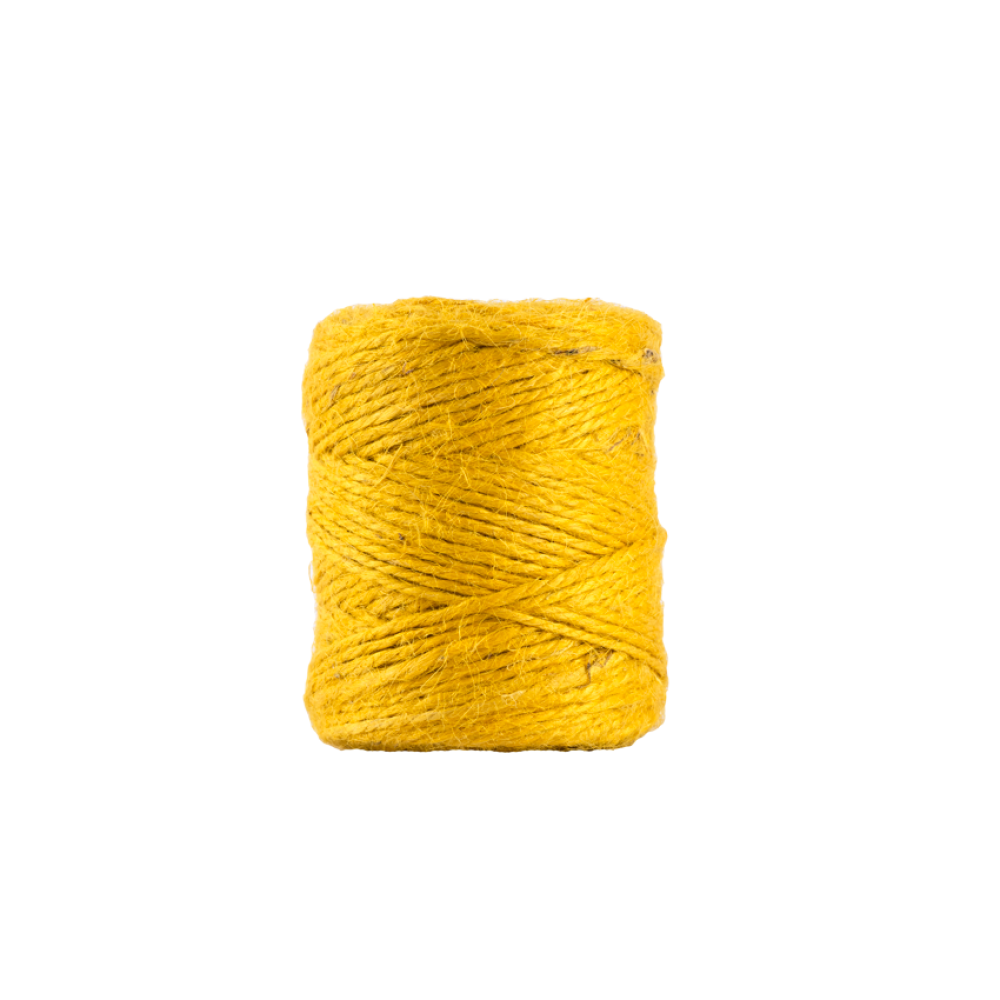 Yellow Jute Twine 50 metres Tiny Box Company