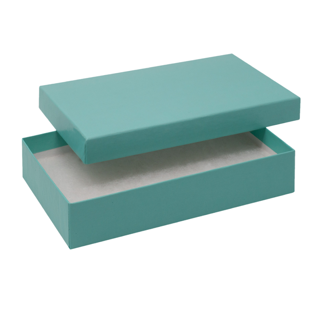 Kraft Aqua Small Necklace Jewellery Gift Box Tiny Box Company