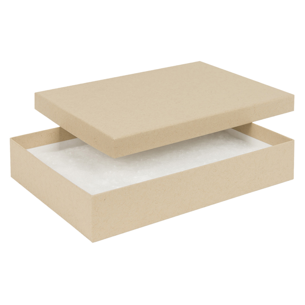 Kraft Natural Necklace Jewellery Gift Box Tiny Box Company