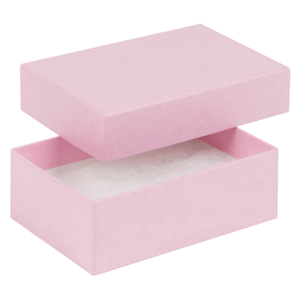 Kraft Pink Small Earring Jewellery Gift Box