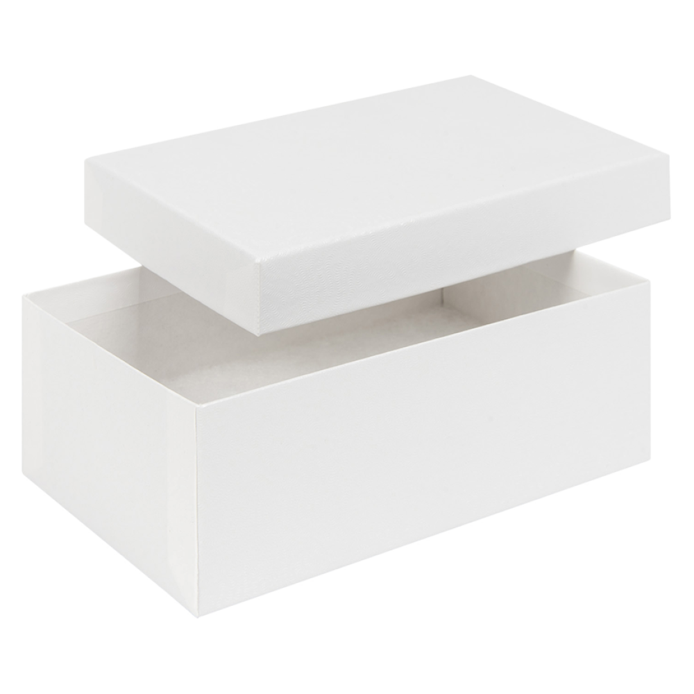 Kraft White Swirl Deeper Small Necklace Gift Box