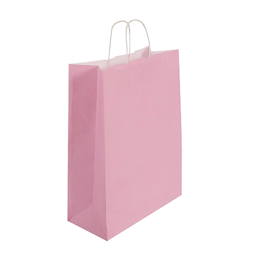 Baby Pink Paper Party Bag with handles – PartyBag.ie