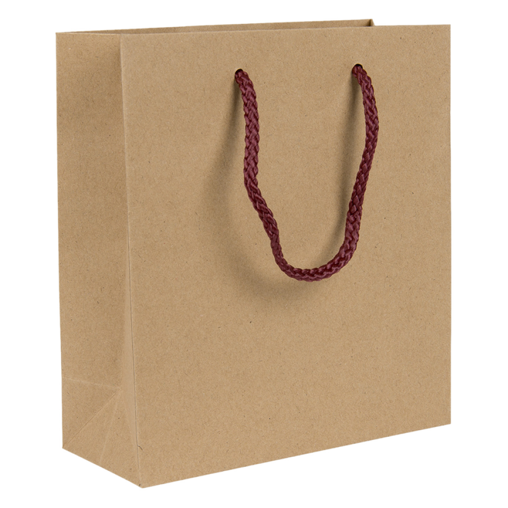 Kraft Paper Gift Bag With Rope Handles