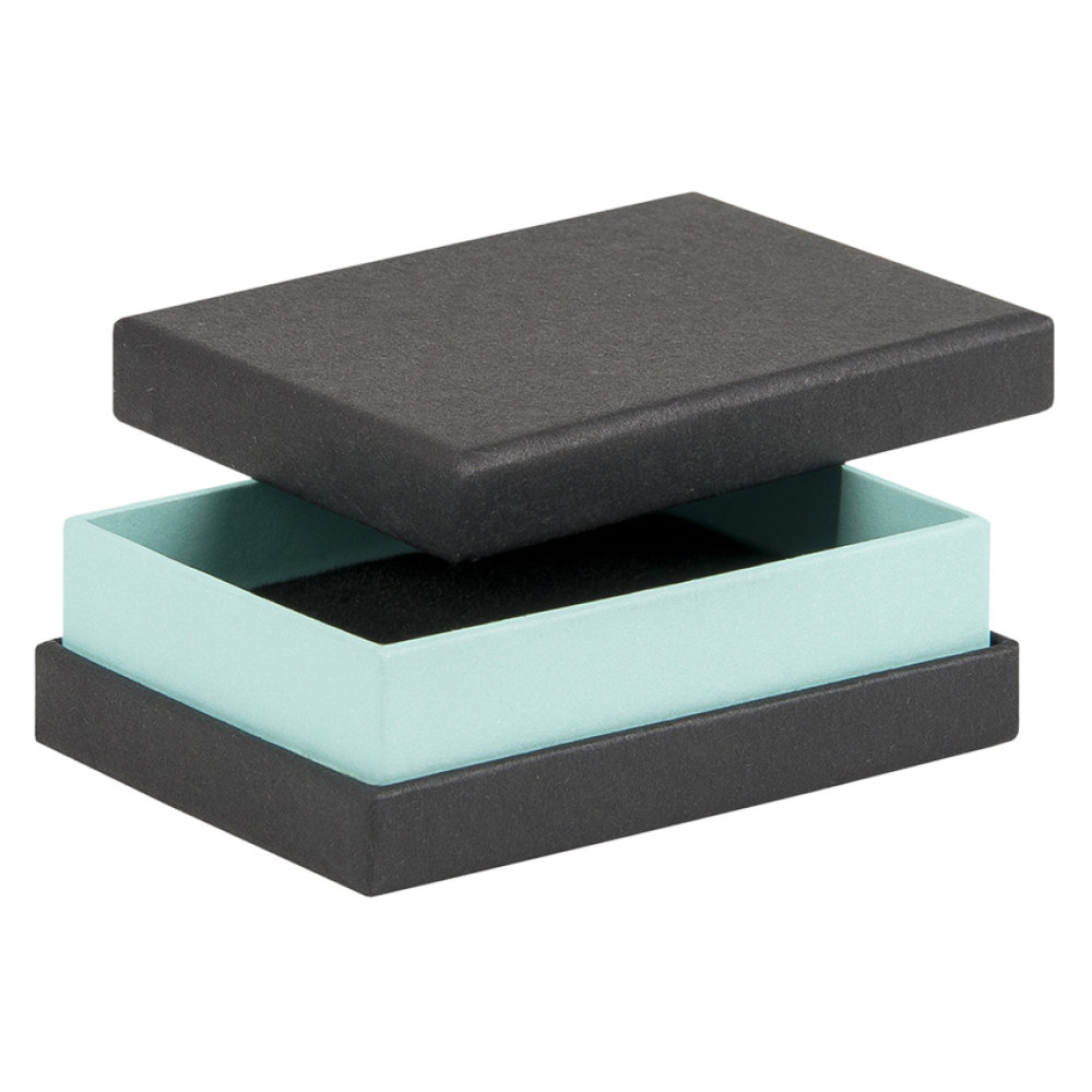 Black & Turquoise Earring Shoulder Box