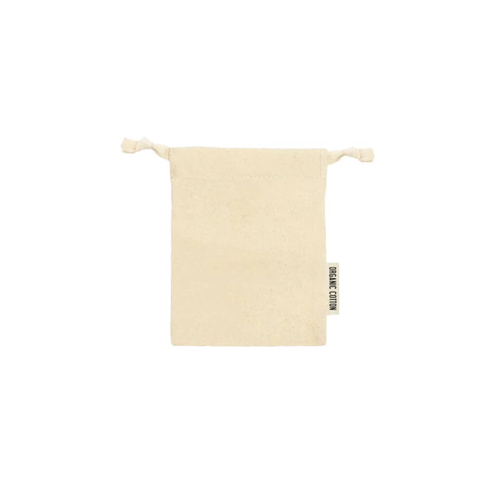 Pack of 25 Small Organic Cotton Drawstring Bags Tiny Box Company