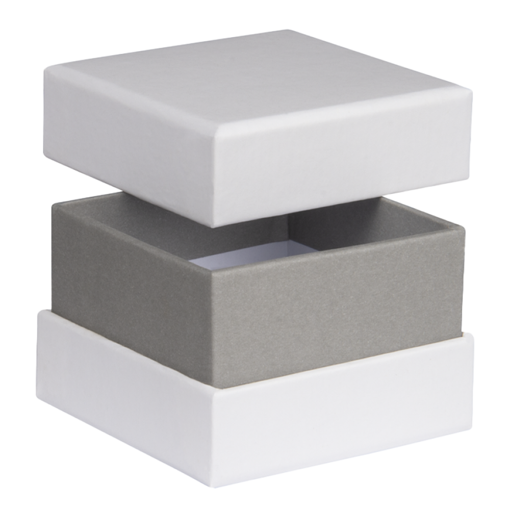 White & Grey Ring Shoulder Box