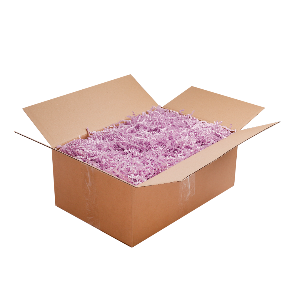 Lilac Shredded Zig Zag Paper 1kg Tiny Box Company
