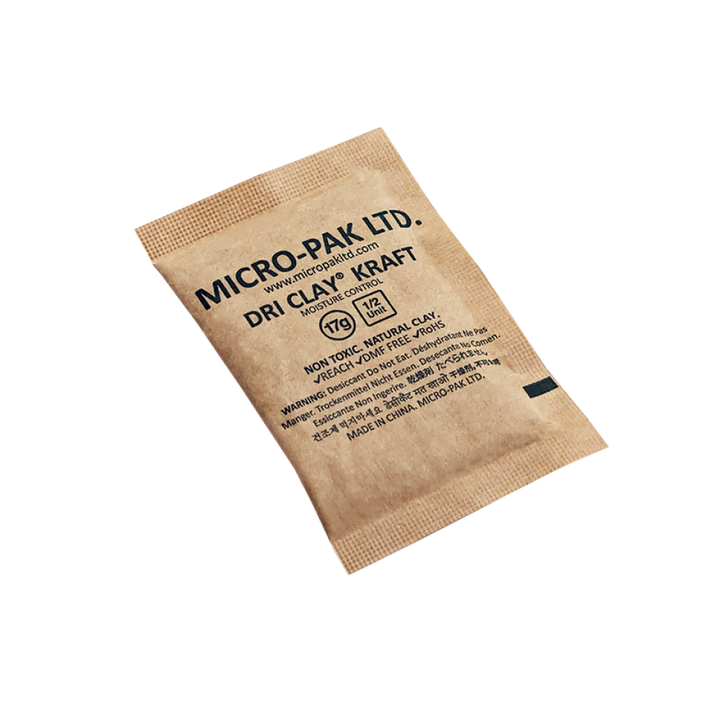 Micro-Pak Dri Clay® 17 Gram - Pack of 400 Clay Desiccants - Moisture Control Sachets