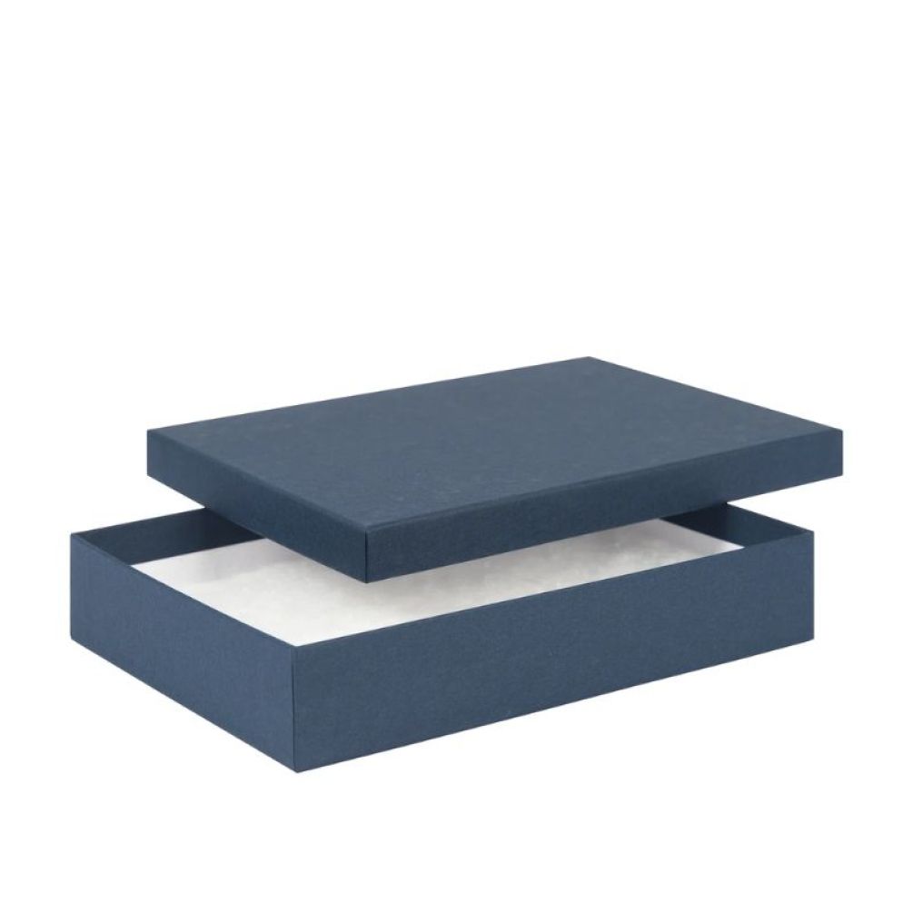 Kraft Navy Blue Necklace Jewellery Gift Box