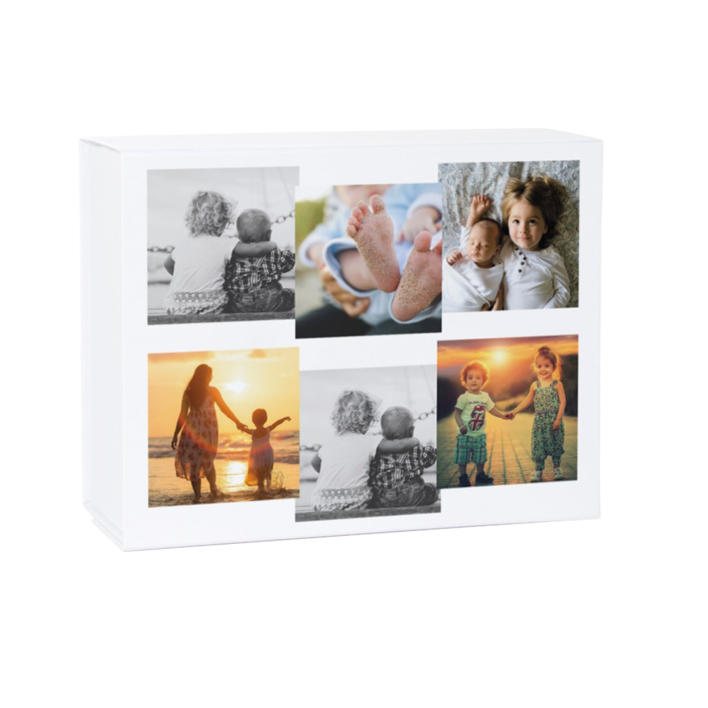 6 Photo Collage Keepsake Gift Box