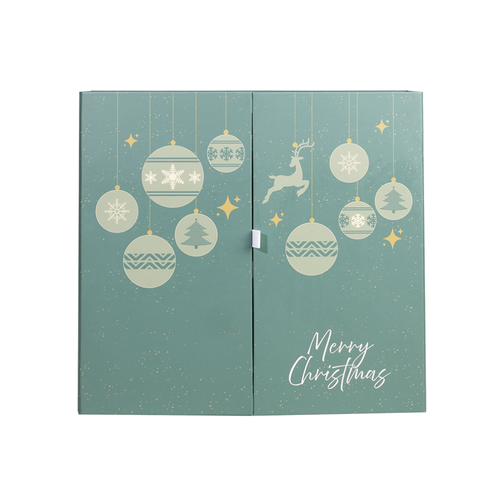 12 Days Green and Gold Advent Calendar