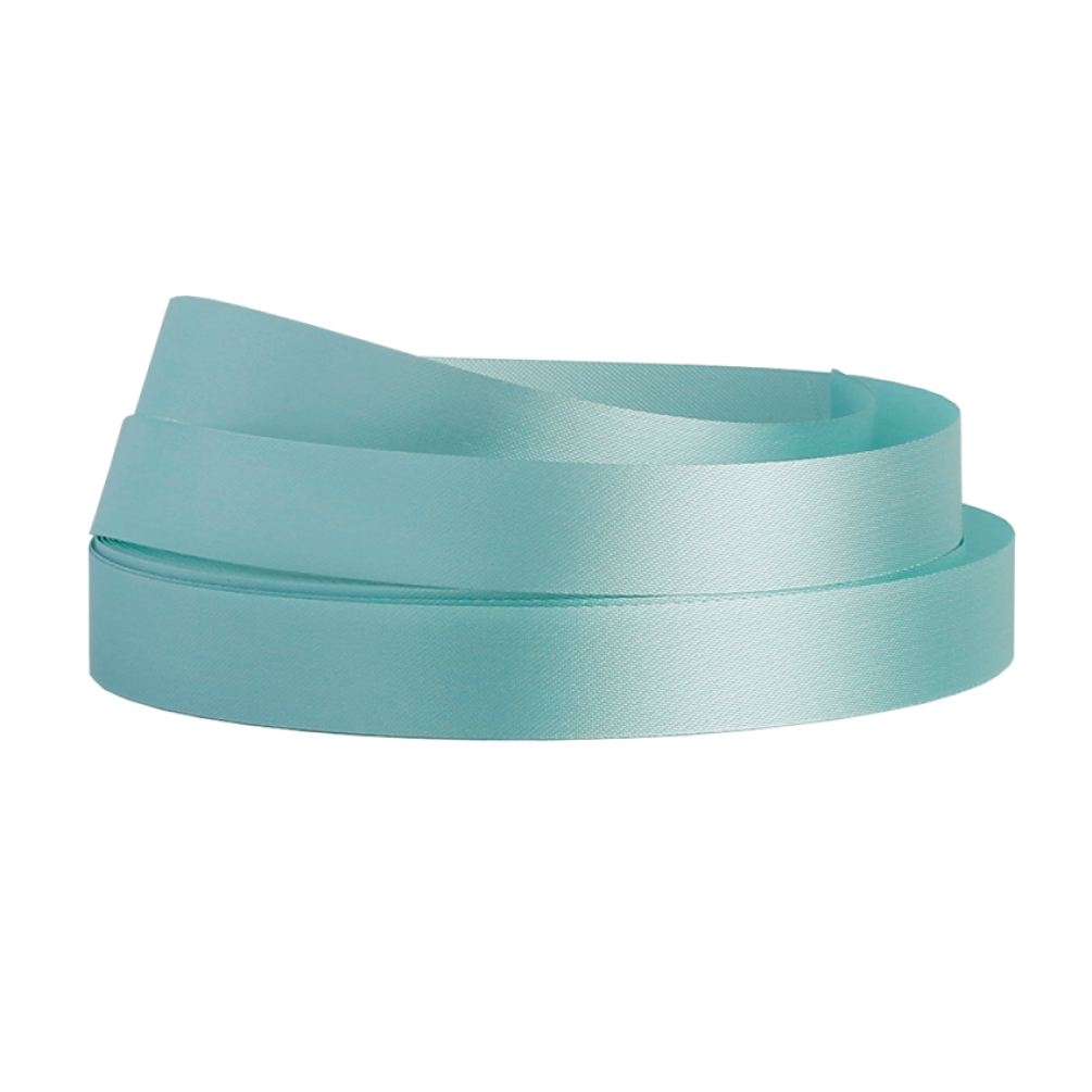 Turquoise Wood Pulp Ribbon 50 metres x 15mm