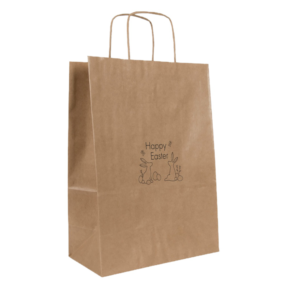Medium kraft sales paper bags