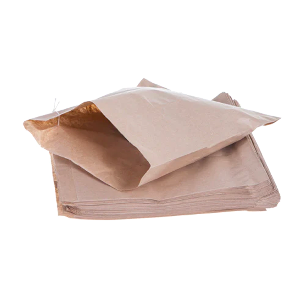 Pack of 1000 Small Brown Kraft Paper Counter Bags