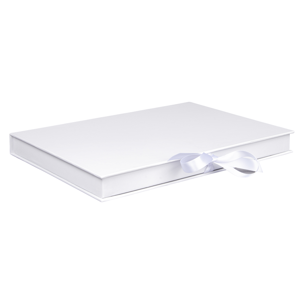 Luxury Thin White Book Style Gift Box