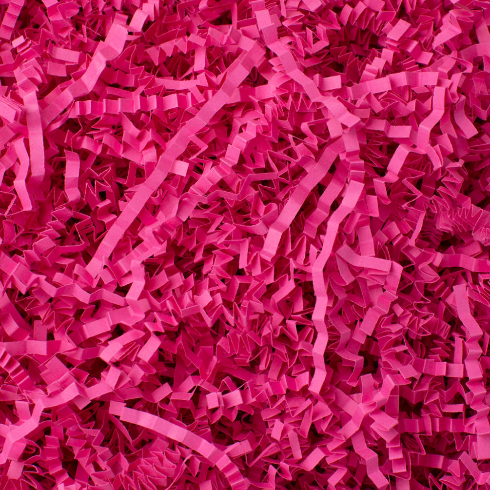 Cerise Shredded Zig Zag Paper - 1kg