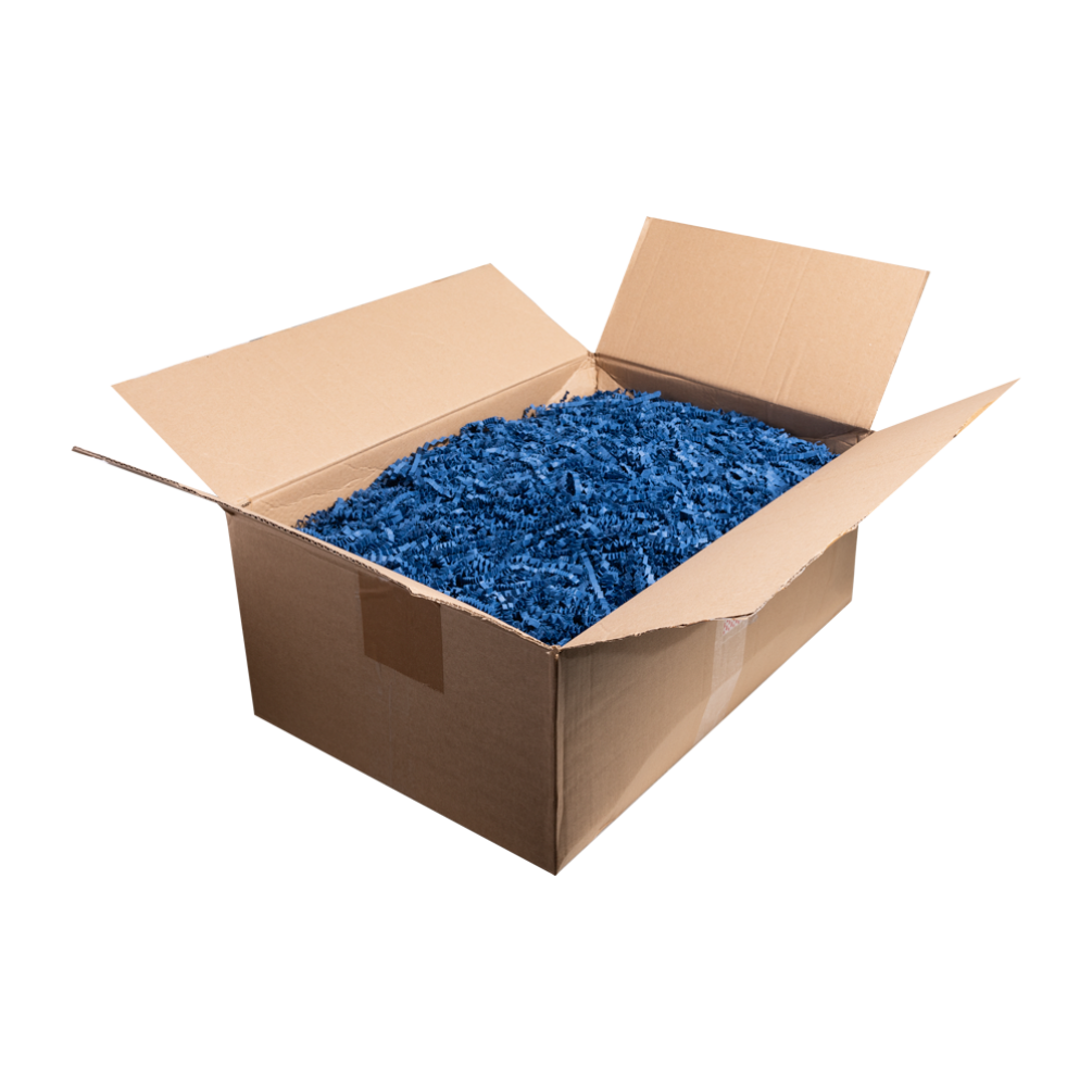 Navy Shredded Zig Zag Paper - 1kg