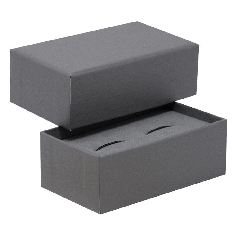 Luxury Grey Cufflink Box