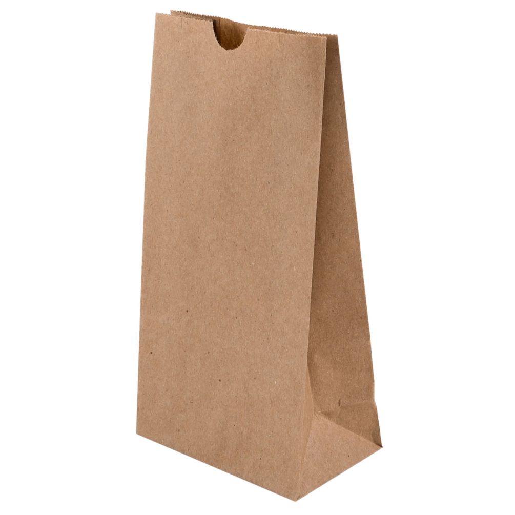 Small Wholesale Kraft Brown Coffee Bag Without Window