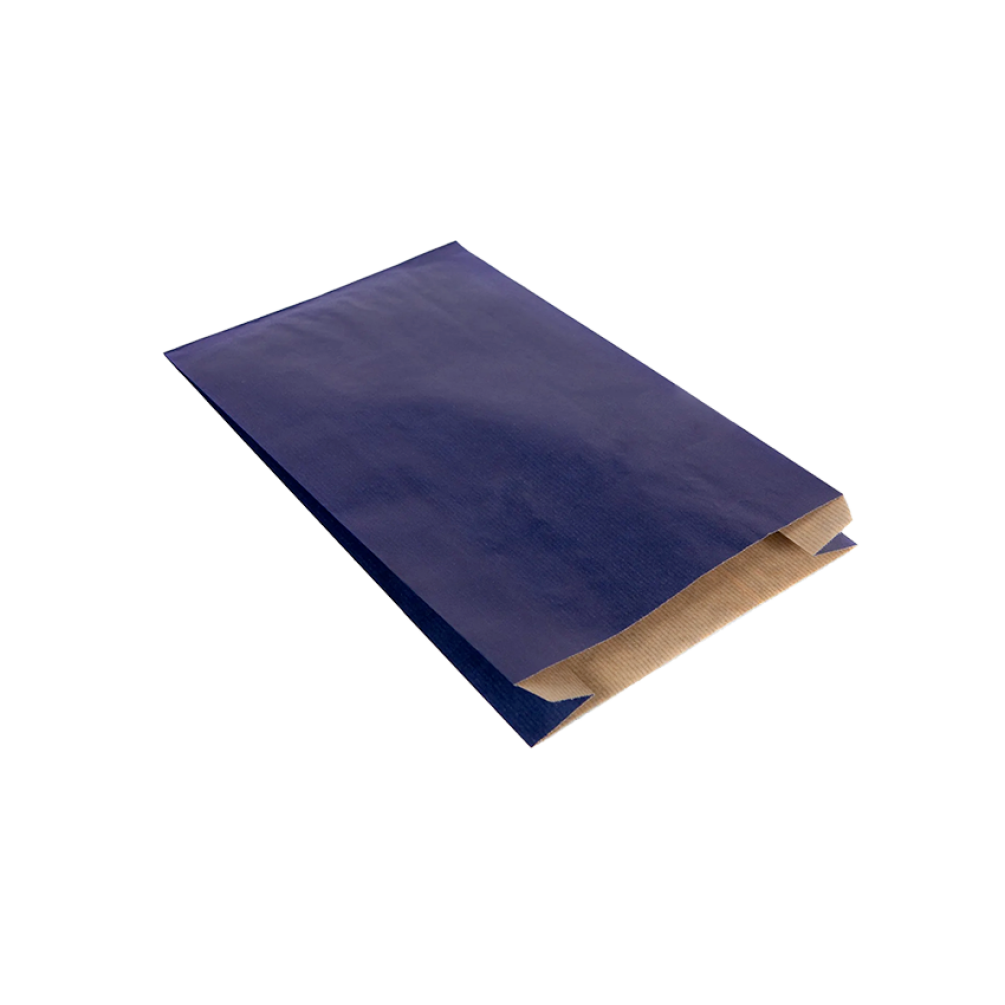 Pack of 100 Small Navy Paper Counter Bags